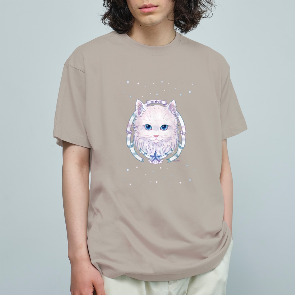 kima-maniのStar Cat Organic Cotton T-Shirt