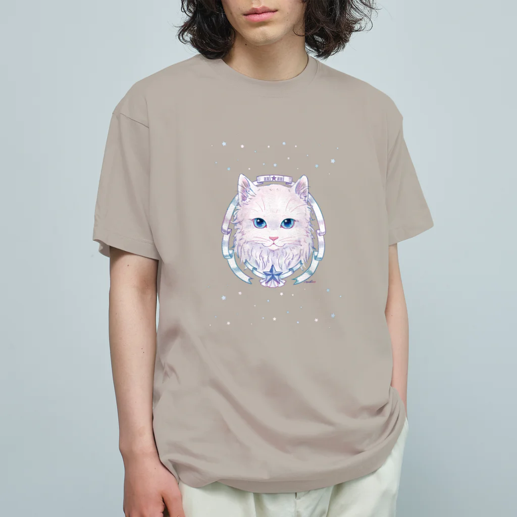 kima-maniのStar Cat オーガニックコットンTシャツ