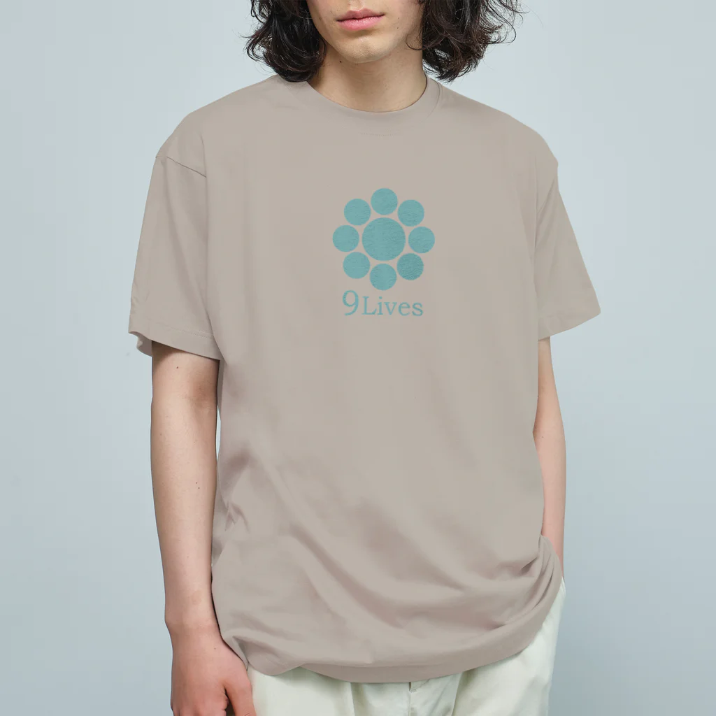9Lives official goods shopの9lives 九曜シリーズ Organic Cotton T-Shirt