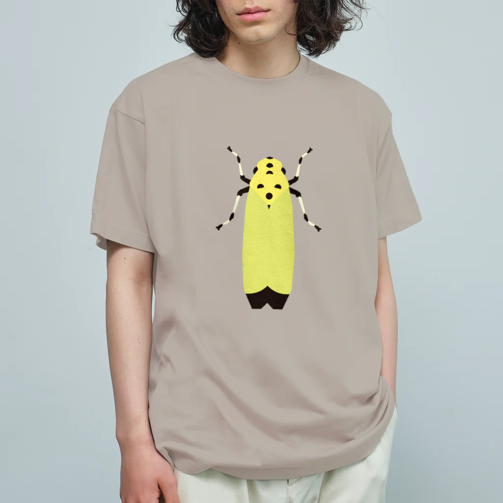 P-manのツマグロオオヨコバイ オーガニックコットンTシャツ