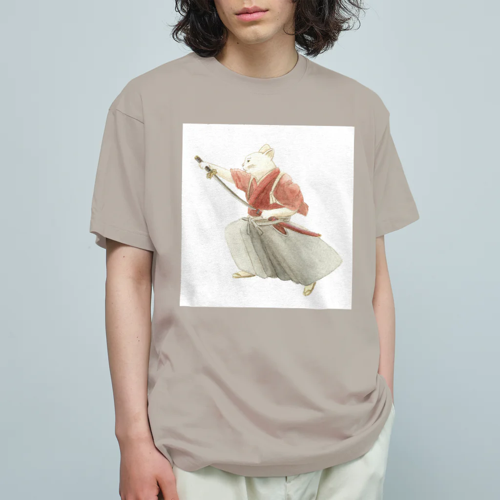 Amiの赤侍猫 Organic Cotton T-Shirt