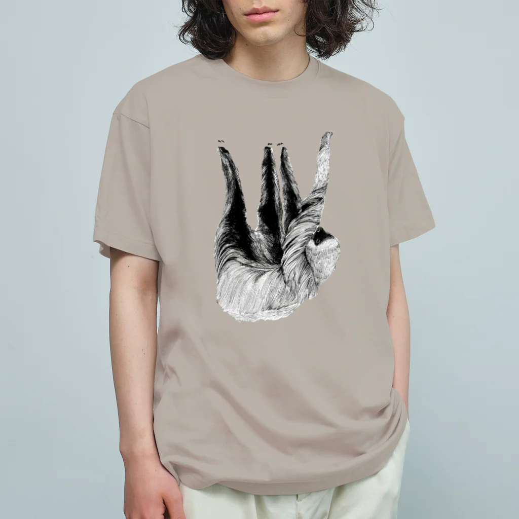 segasworksのフタユビナマケモノ Organic Cotton T-Shirt