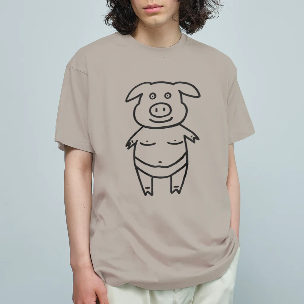 ムエックネのブタ Organic Cotton T-Shirt