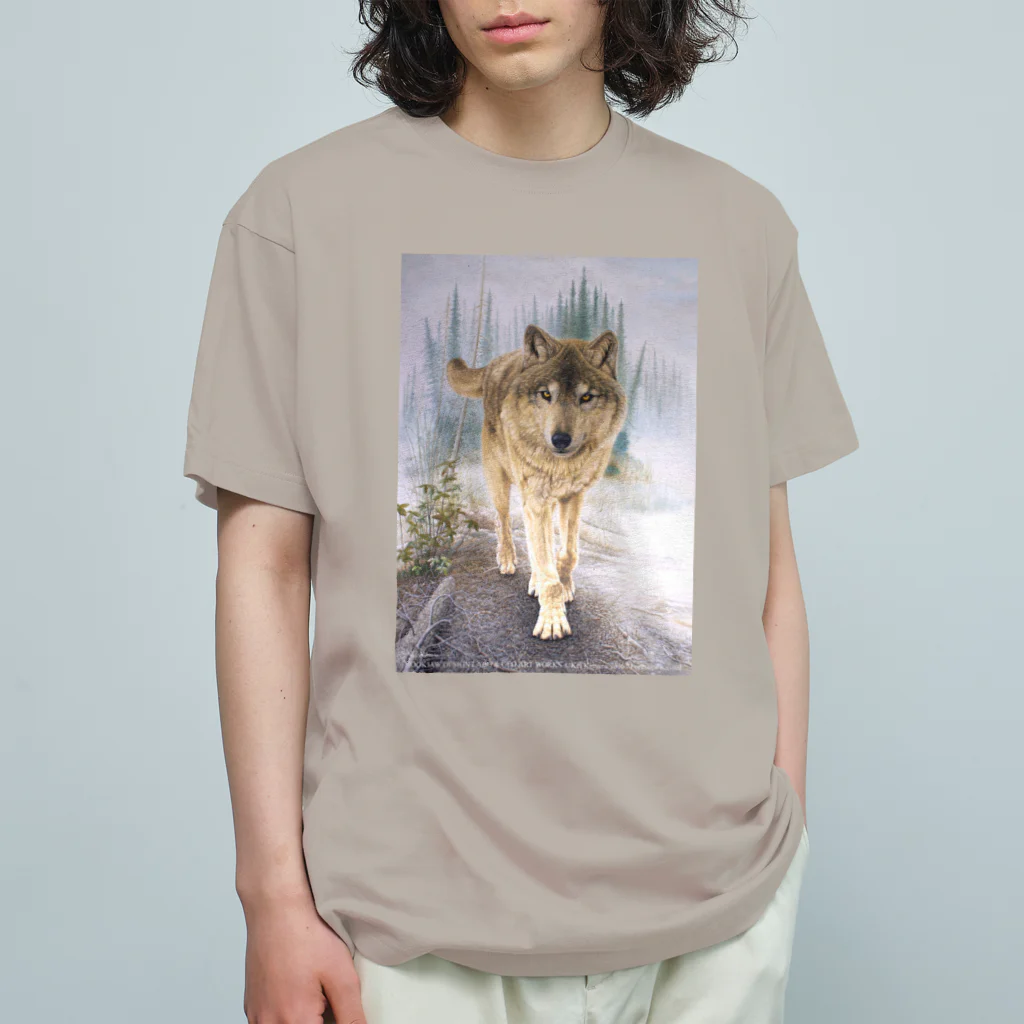アラスカ野生動物画家きむらけいのF​o​r​e​s​t​ ​o​f​ ​K​a​s​i​l​o​f  オーガニックコットンTシャツ
