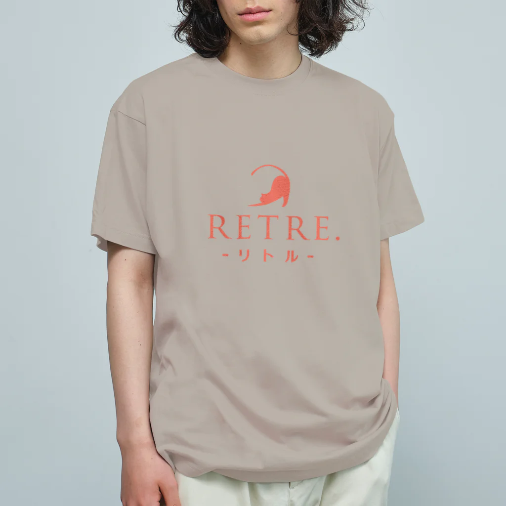 Retre.-リトル-のRetre.-リトル-ロゴ入りグッズ00 オーガニックコットンTシャツ