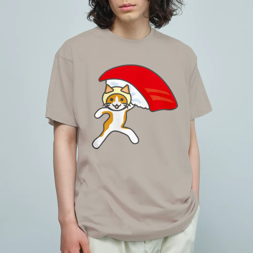 ヨープキャンが気になったのすしねこ Organic Cotton T-Shirt