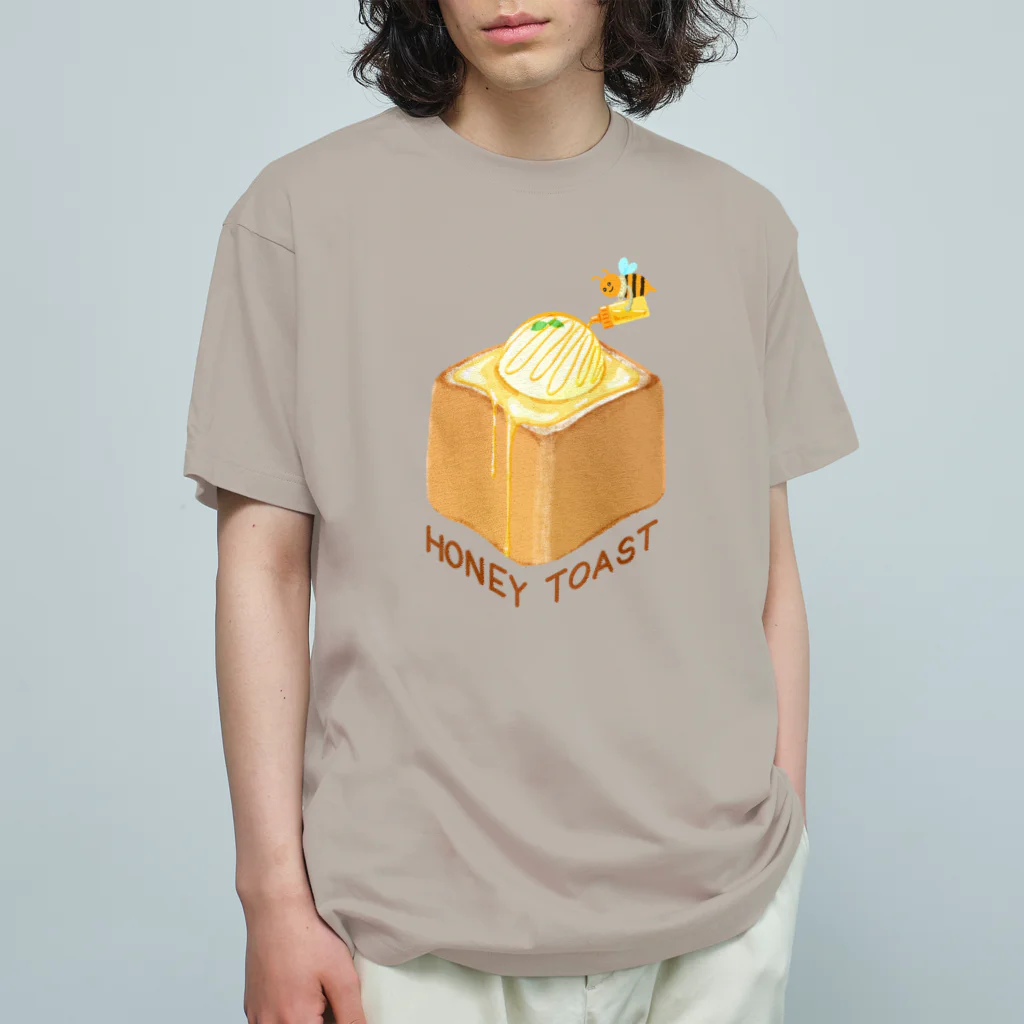 スロータイプ書店 Slowtype BooksのHONEY TOAST ハニートースト 247 Organic Cotton T-Shirt