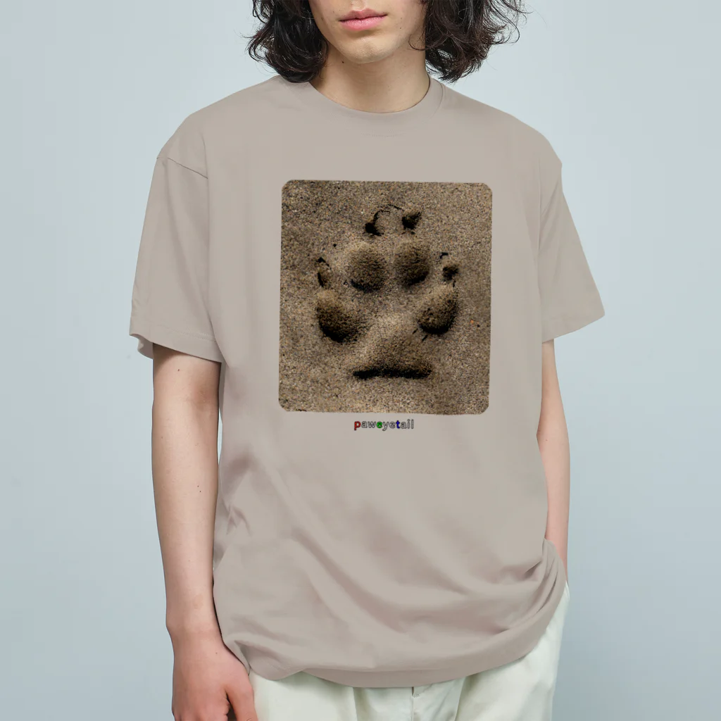 paweyetailの犬の足跡 Organic Cotton T-Shirt