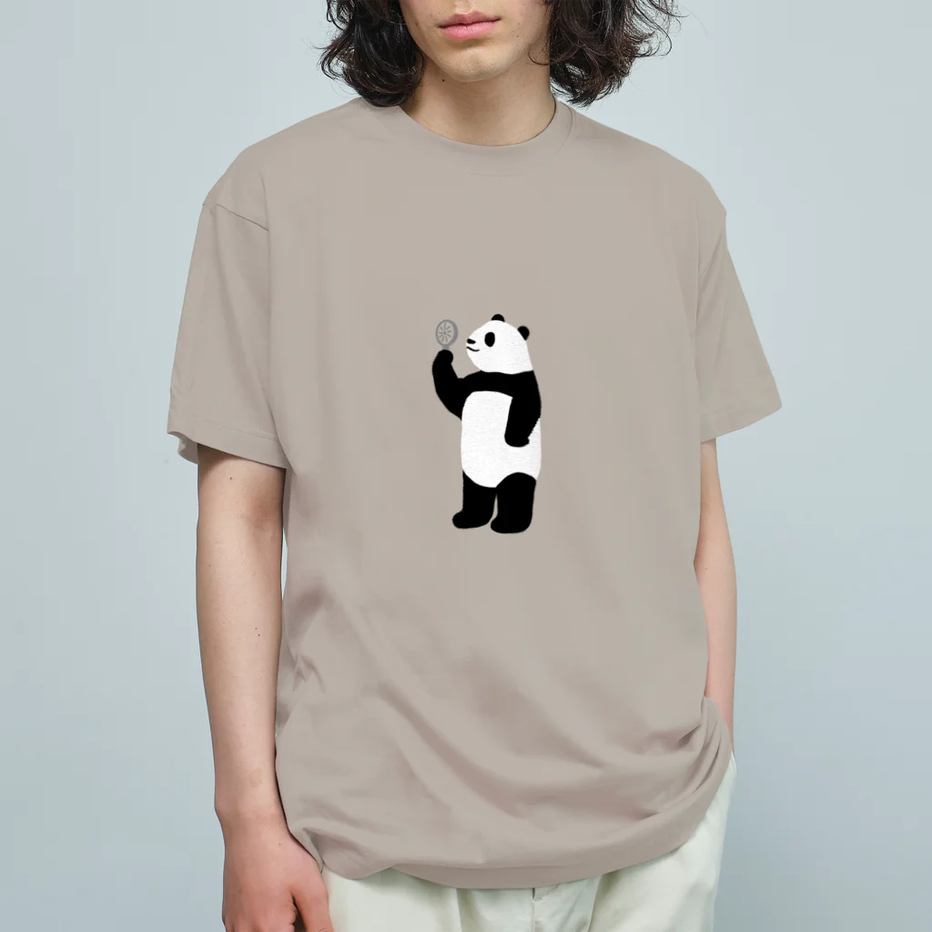 パンダむんのハンディファン Organic Cotton T-Shirt