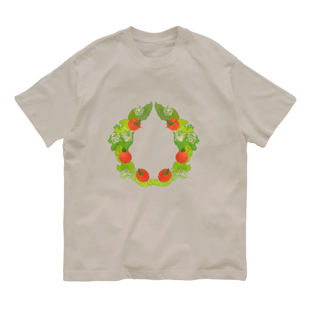 JOURS HEUREUXのサラダ オーガニックコットンTシャツ