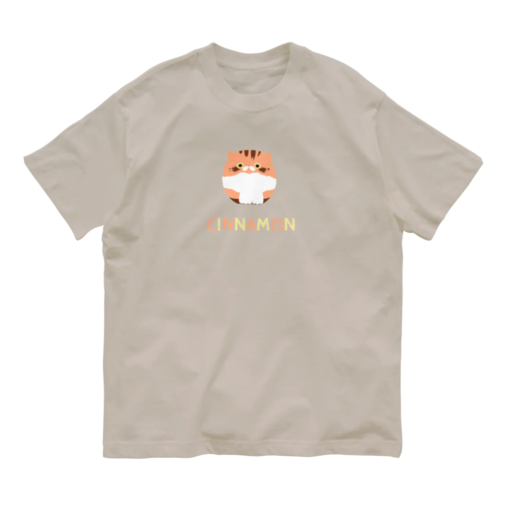 OROTIMESのたまごシナモン オーガニックコットンTシャツ