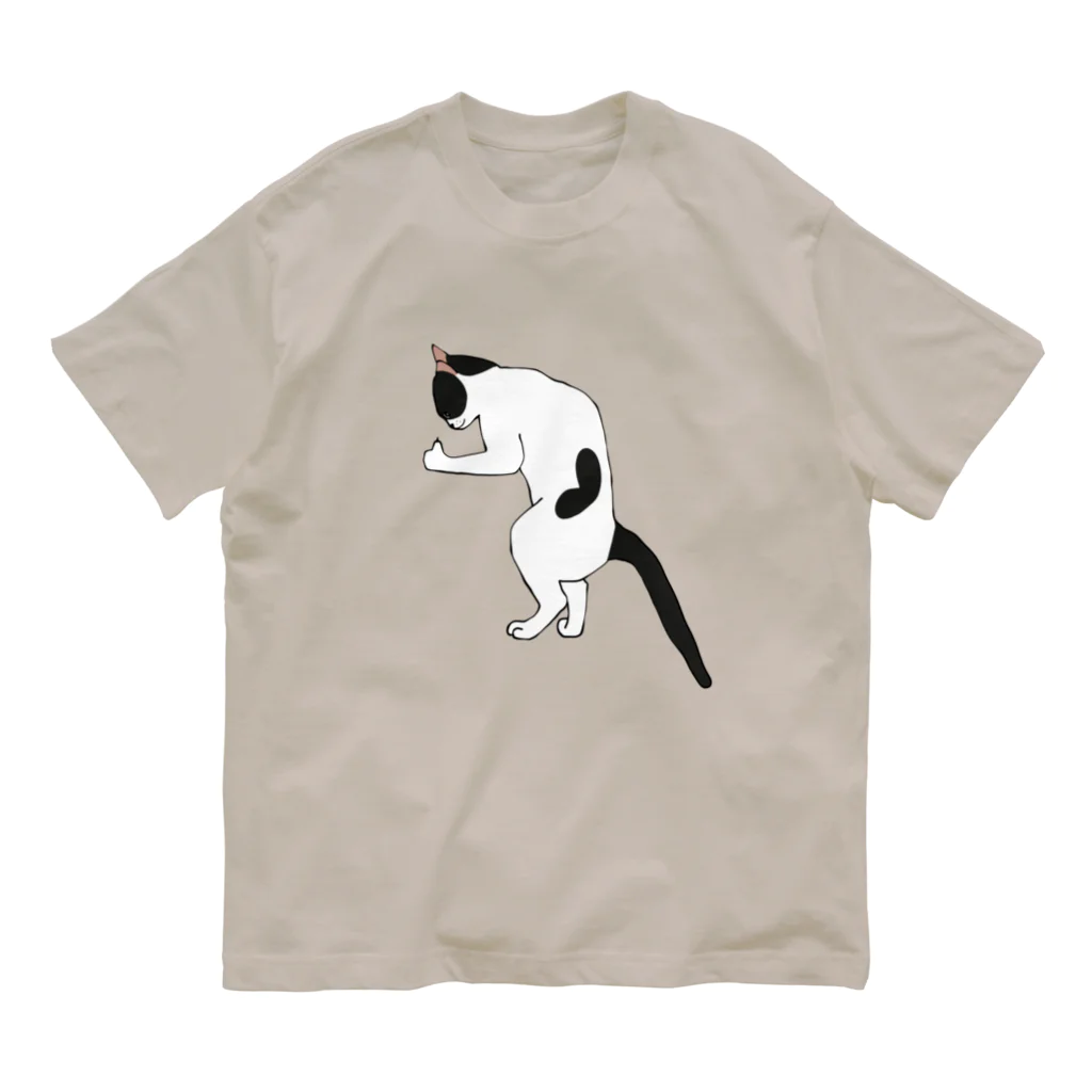 小鳥と映画館のグッドラックな猫 Organic Cotton T-Shirt