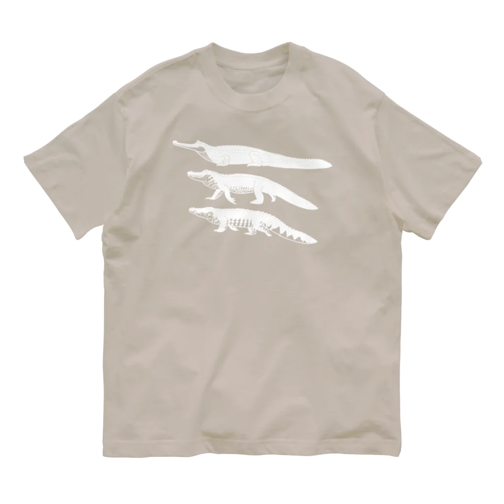 segasworksのワニワニワニさん（白） Organic Cotton T-Shirt