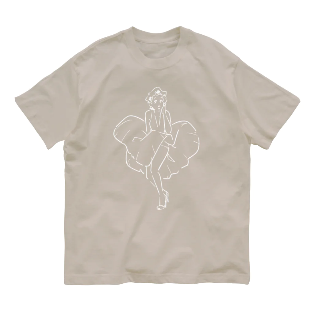 山形屋米店のマリリン・モンロー（Marilyn Monroe) Organic Cotton T-Shirt