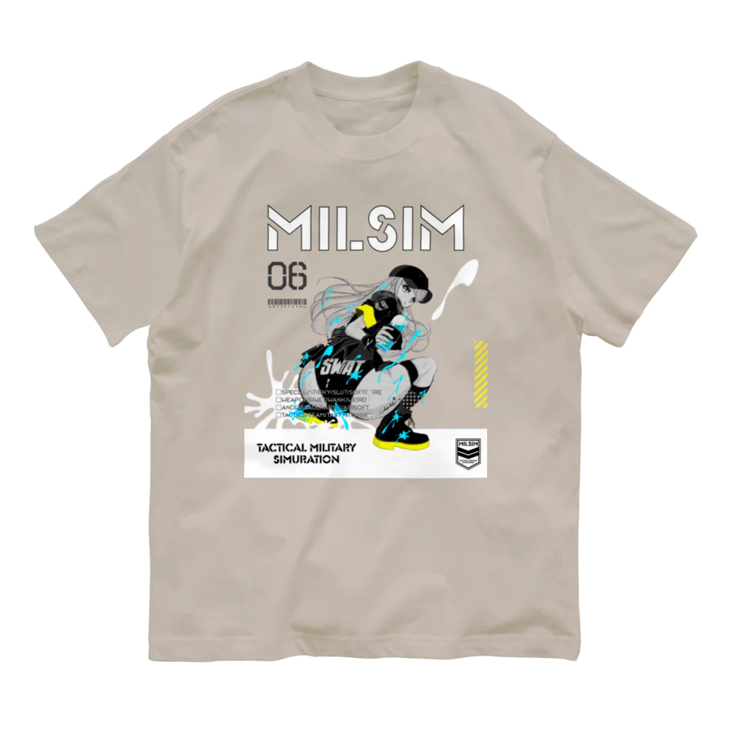 loveclonesのMILSIM 0559 カバーガール スティッキー ジェル オーガニックコットンTシャツ