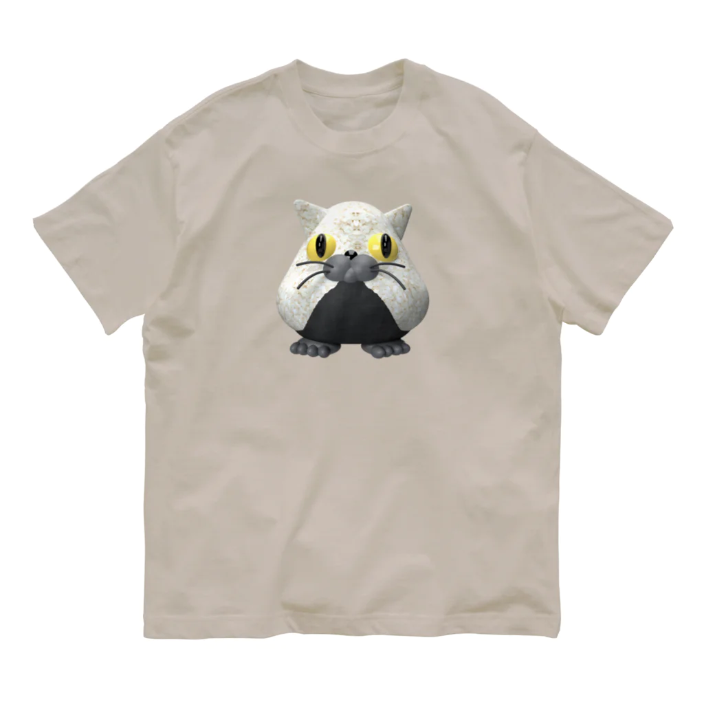 LONESOME TYPE ススの猫おにぎり🐱🍙（猫味） オーガニックコットンTシャツ