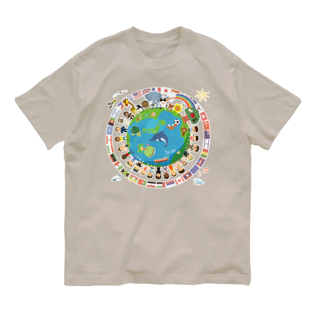 TEAM☆空色のWe are the world オーガニックコットンTシャツ