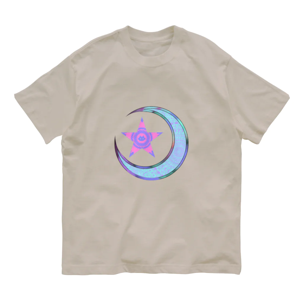 にゃんおのかくれニャンコ🐾 Organic Cotton T-Shirt