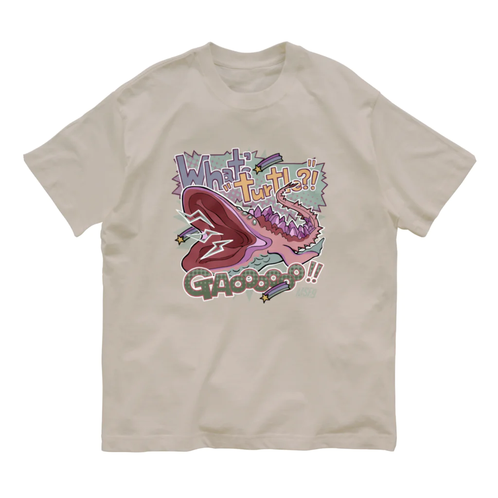 滝 さえの"turtle"　Tシャツ オーガニックコットンTシャツ