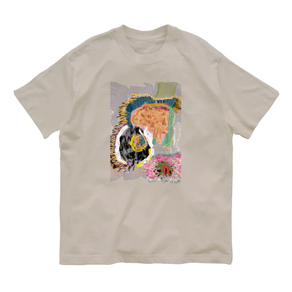 tan8denchiのああ オーガニックコットンTシャツ