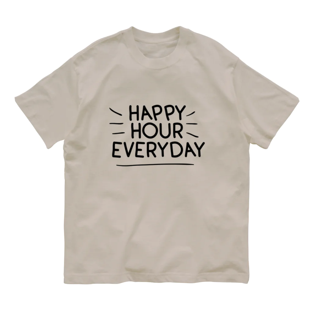 アロハスタイルハワイのハッピーアワー Organic Cotton T-Shirt