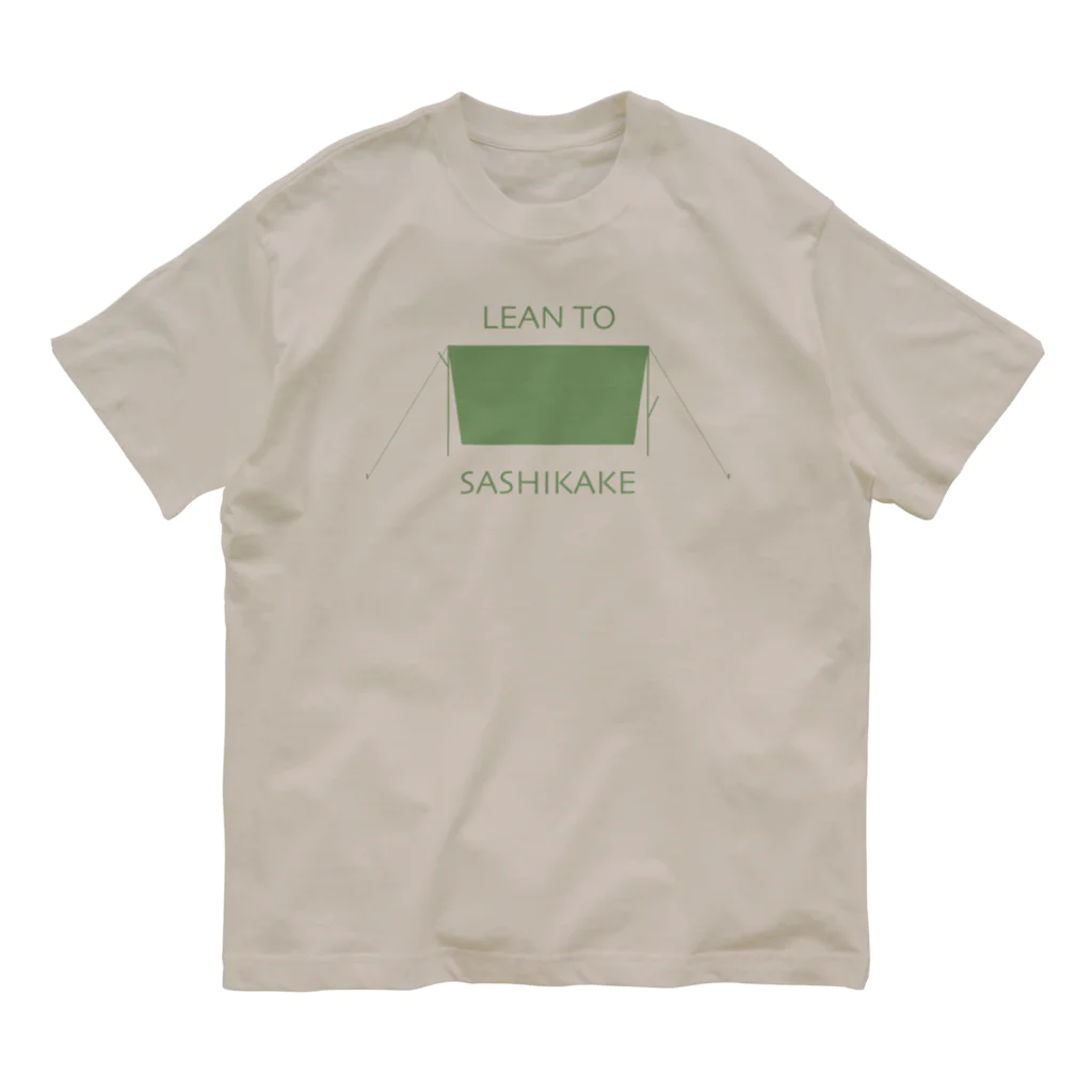 FOREST-ONEのシェルター　【リーンツー】 オーガニックコットンTシャツ