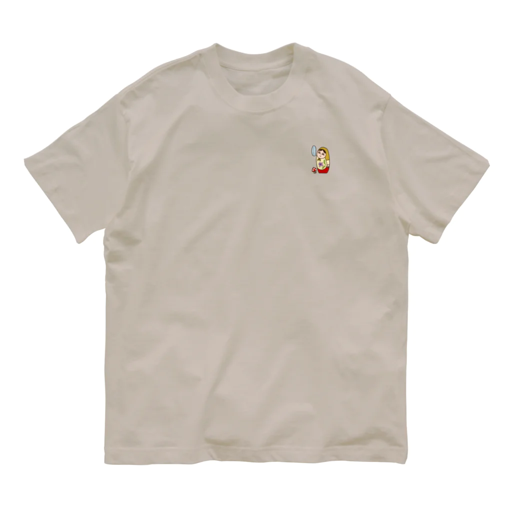 コンロランのセミョーノフのマト子(なにか言いたい) Organic Cotton T-Shirt