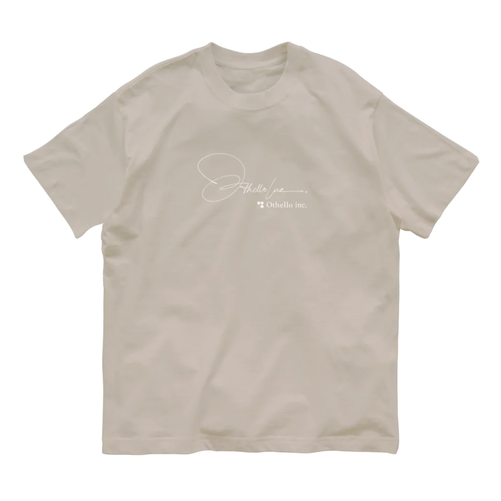 OthelloのOthello inc. White logo オーガニックコットンTシャツ