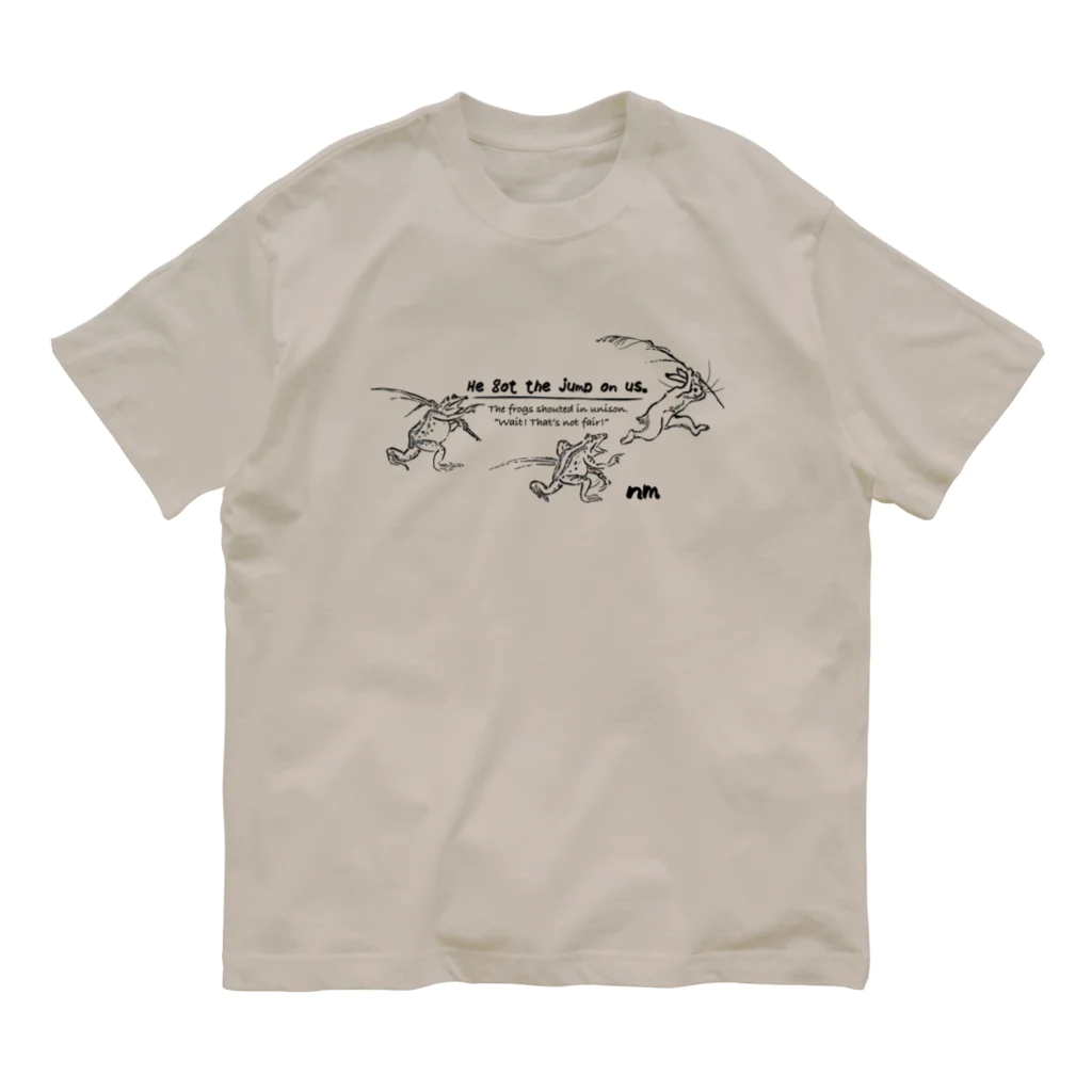 nanometerのnanometer『鳥獣戯画〜抜け駆け〜』オーガニックコットンTシャツ オーガニックコットンTシャツ