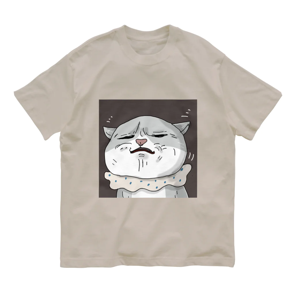猫社員たちのお店のかかたんフレーメン オーガニックコットンTシャツ