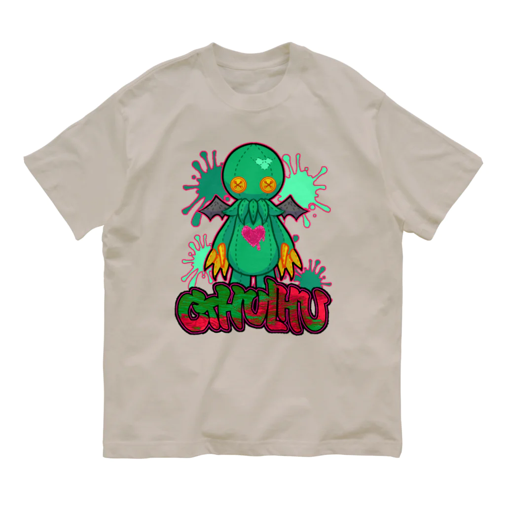 ゆる夢工房のぬいぐるみクトゥルフ Organic Cotton T-Shirt