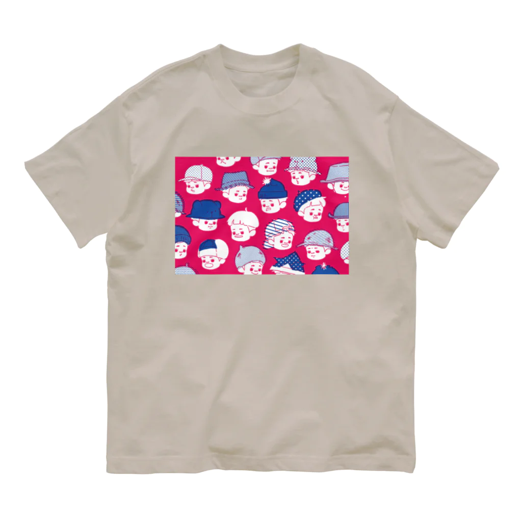 ぼくちん。のぼくちん PINK オーガニックコットンTシャツ