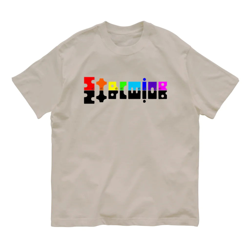 Starmine storeの【Starmine】 KIKORI Neon color  Organic Cotton T-Shirt