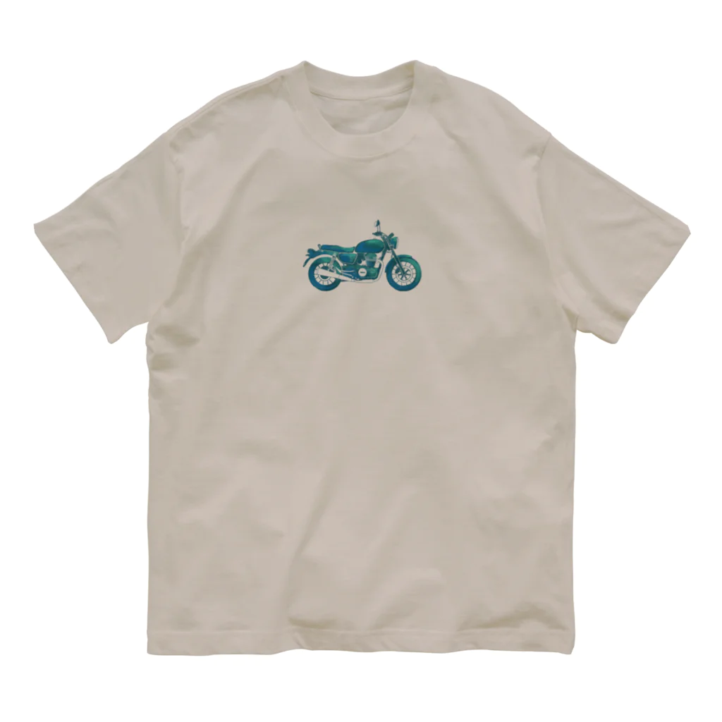 カササギの巣のクラシックバイク乗ろうぜ！お前バイクな Organic Cotton T-Shirt