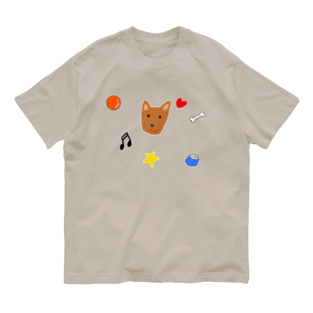 みけにゃんショップのHappy DOG LIFE♪ オーガニックコットンTシャツ