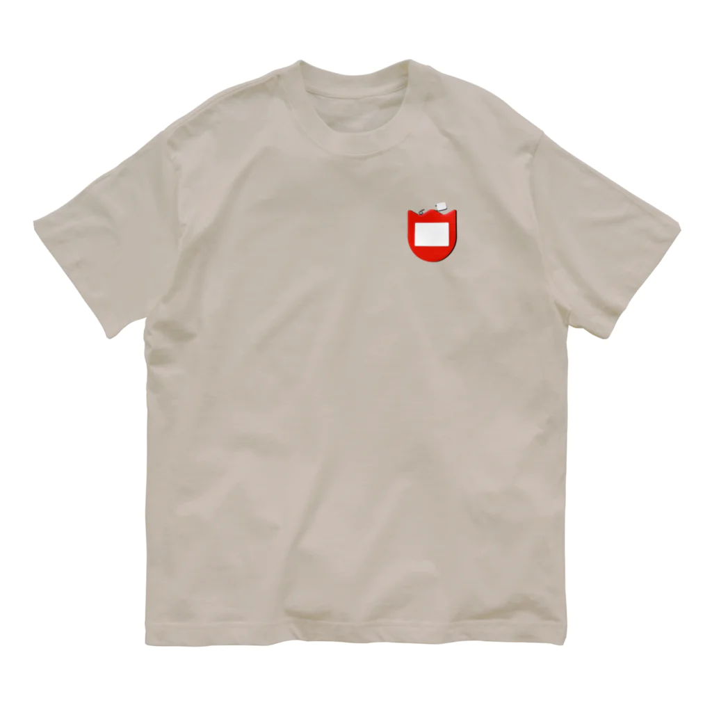 metaの幼稚園バッジ「チューリップ名札」 Organic Cotton T-Shirt