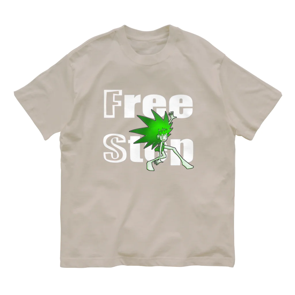 空想世界　HowlingAL のFree Step オーガニックコットンTシャツ