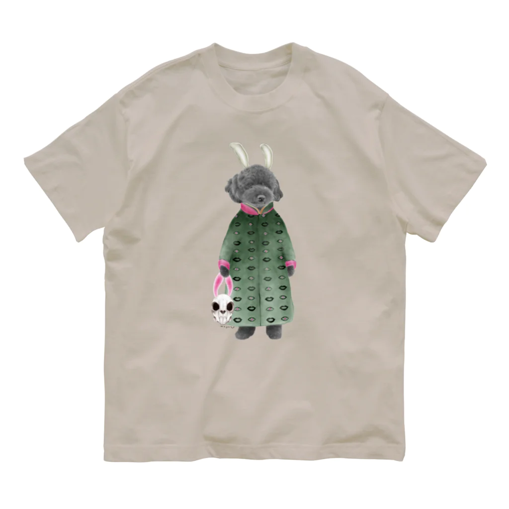 mayuenのトイプー愛 オーガニックコットンTシャツ