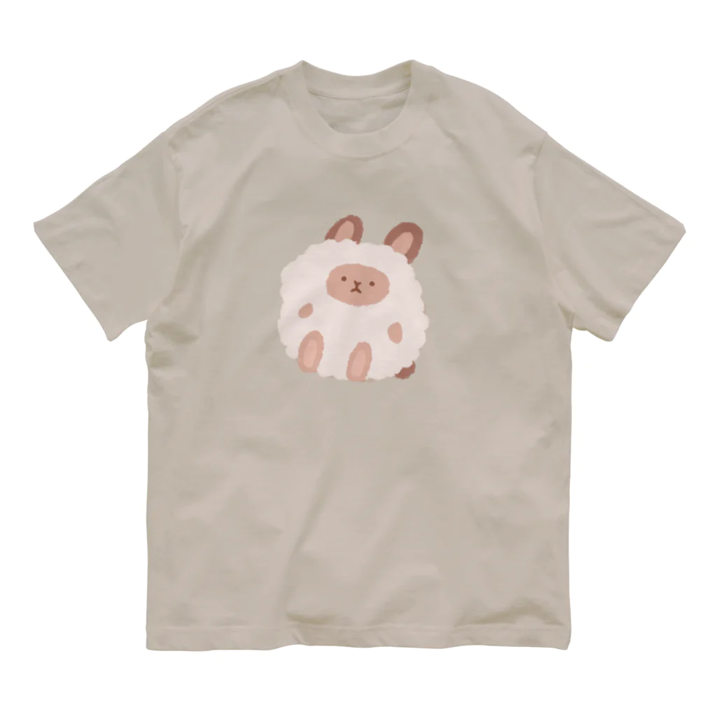 机上の空想ペットショップのもこきょむうさ Organic Cotton T-Shirt