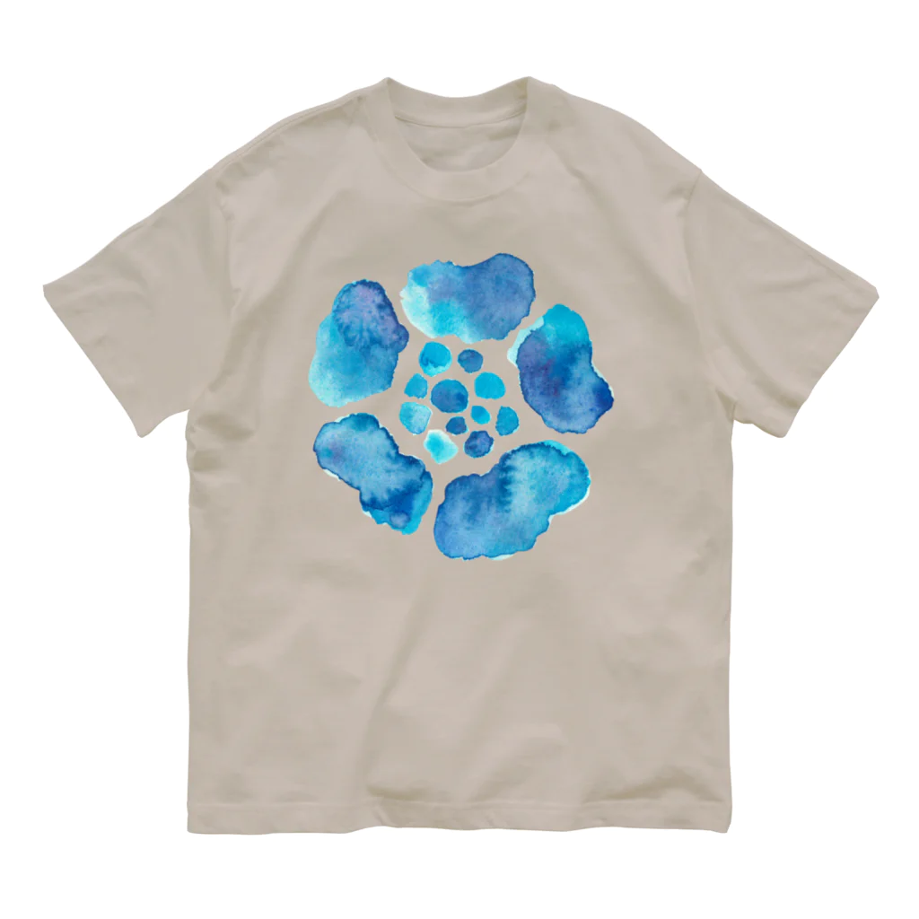 Good day Good day yeah!!!の水面の花 オーガニックコットンTシャツ