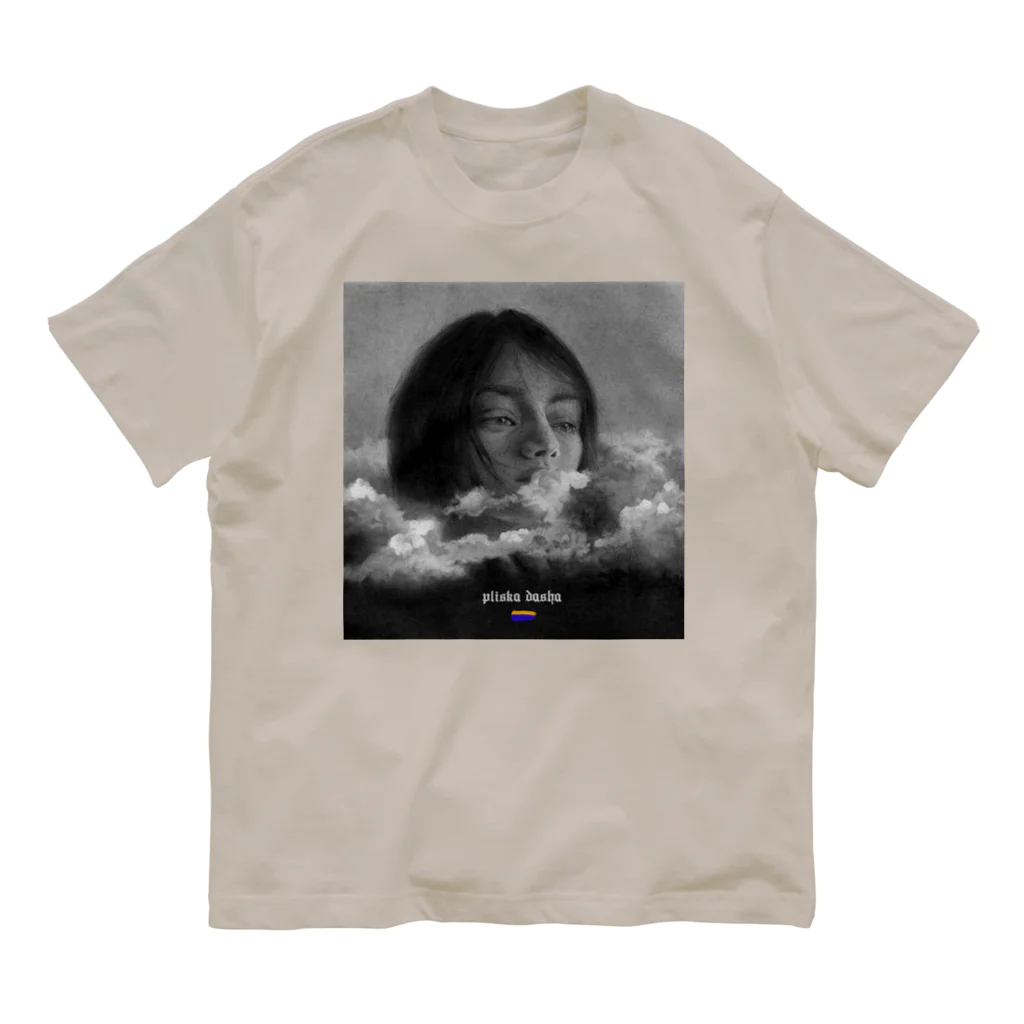 pliska のVeil オーガニックコットンTシャツ