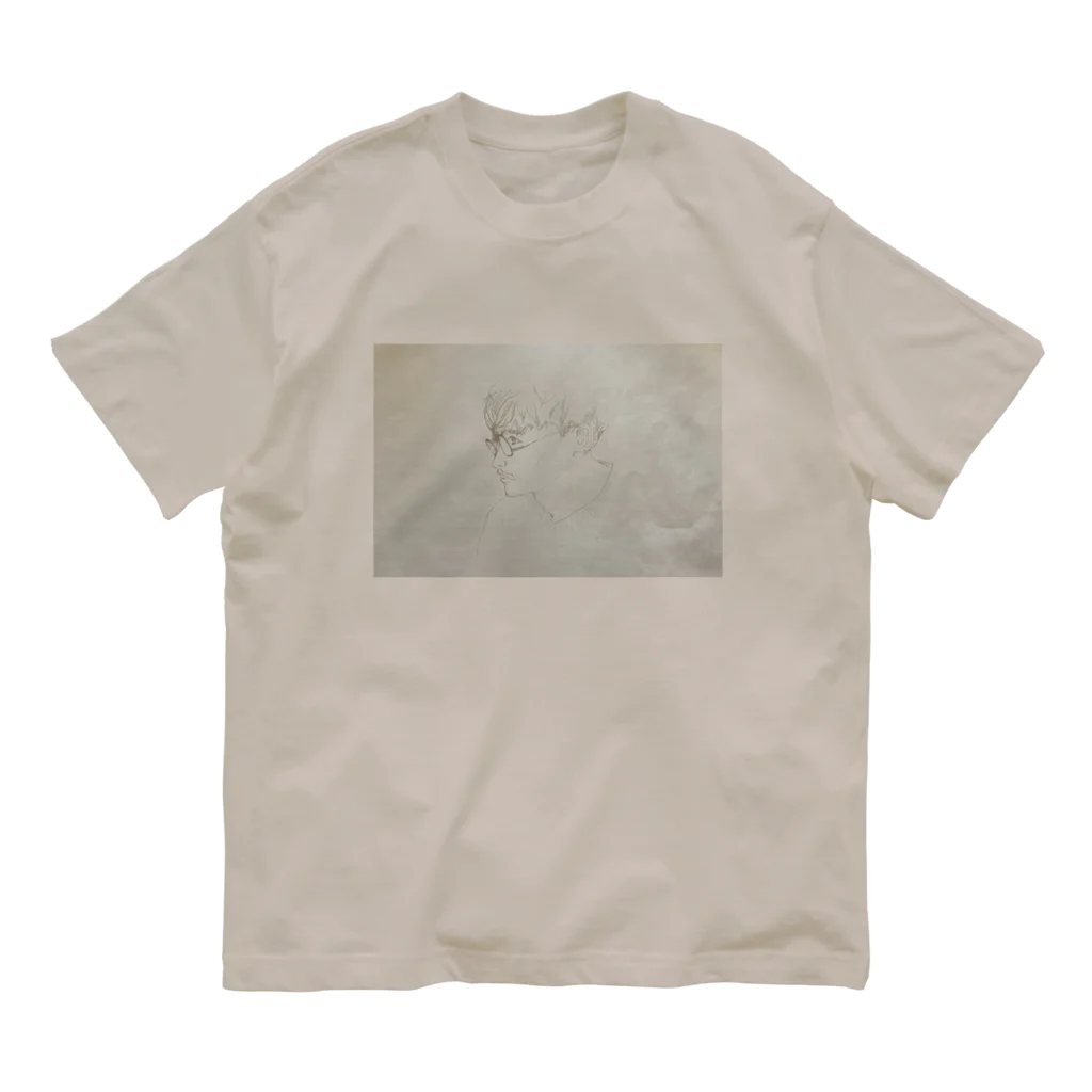 真夜中堂。の見つめる人 Organic Cotton T-Shirt