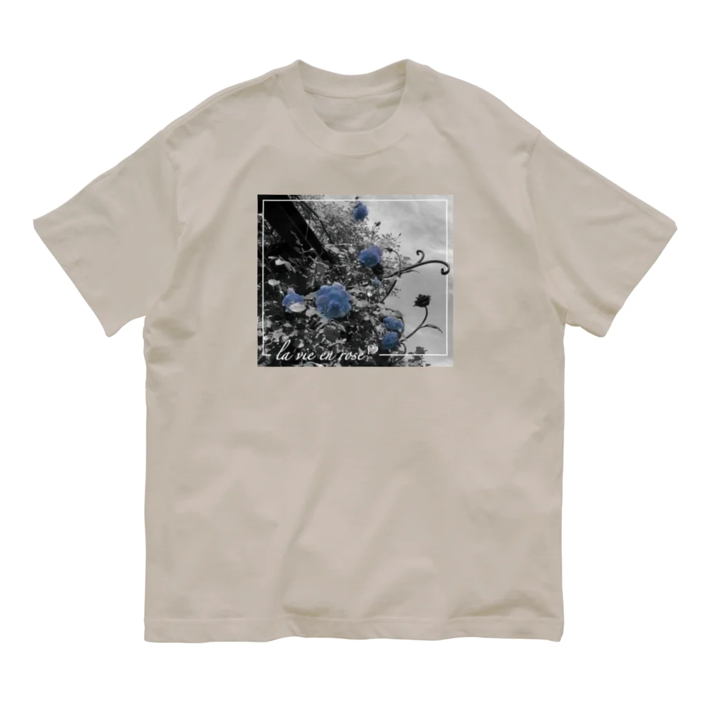 rose_queryのLa Vie en rose Ⅰ オーガニックコットンTシャツ