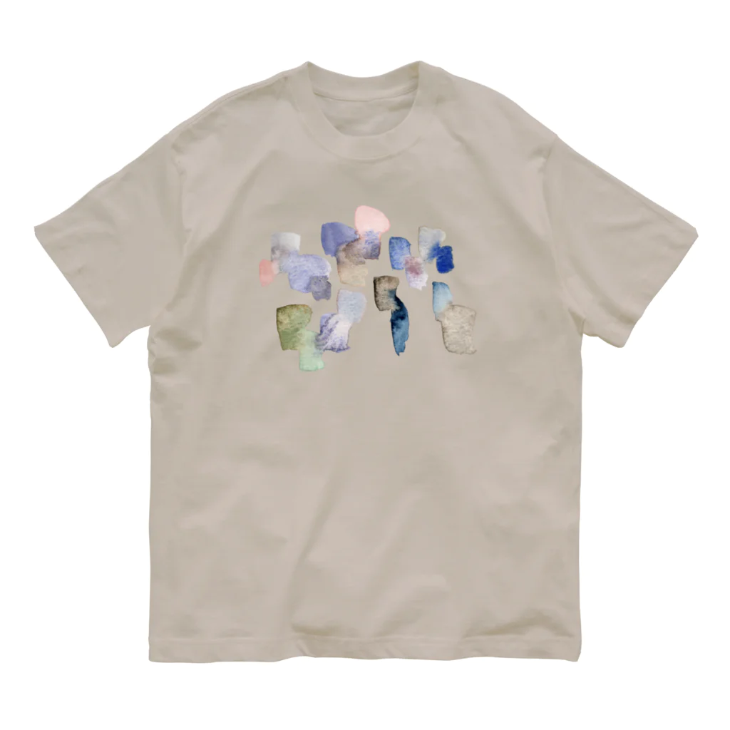 c5watercolorの水彩ペイント・くすみ系ニュアンスカラー Organic Cotton T-Shirt