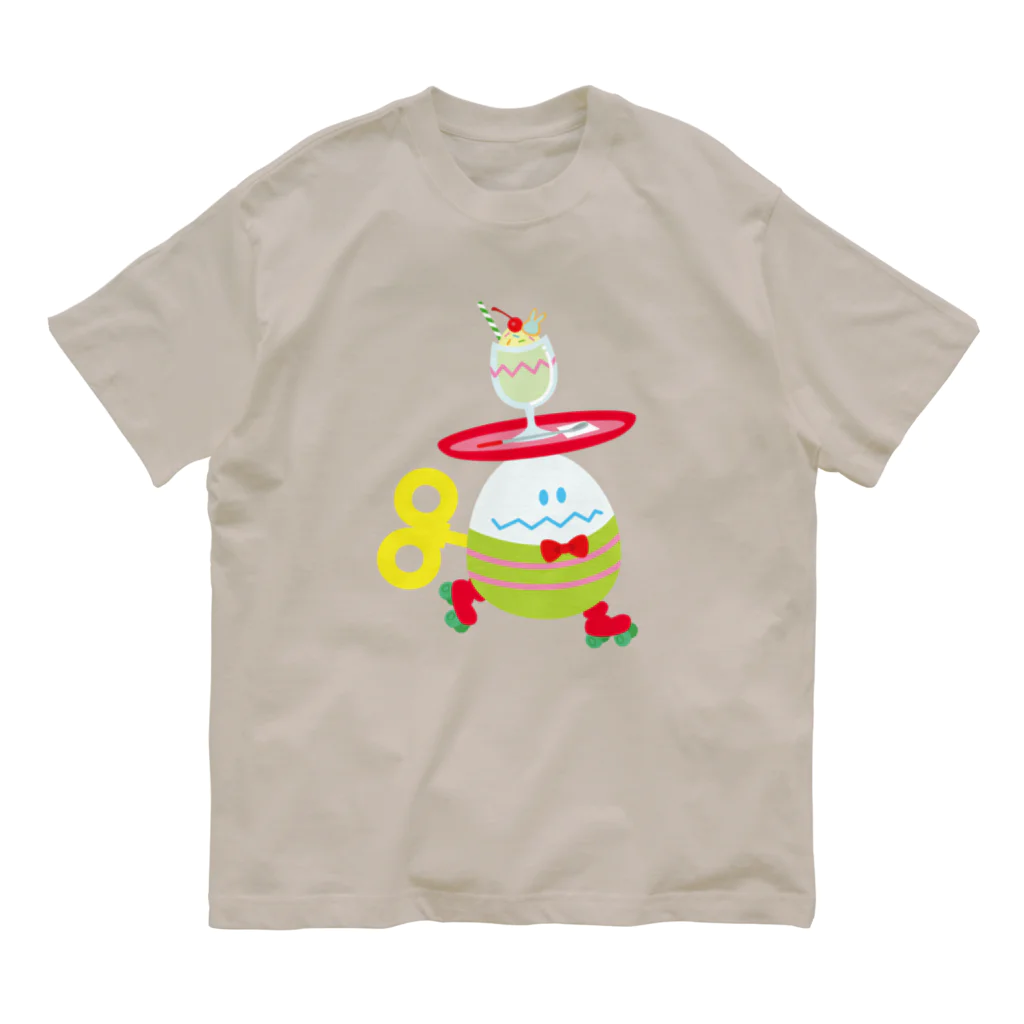 めろめろ♡すとあ〜のウェイターエッグ オーガニックコットンTシャツ