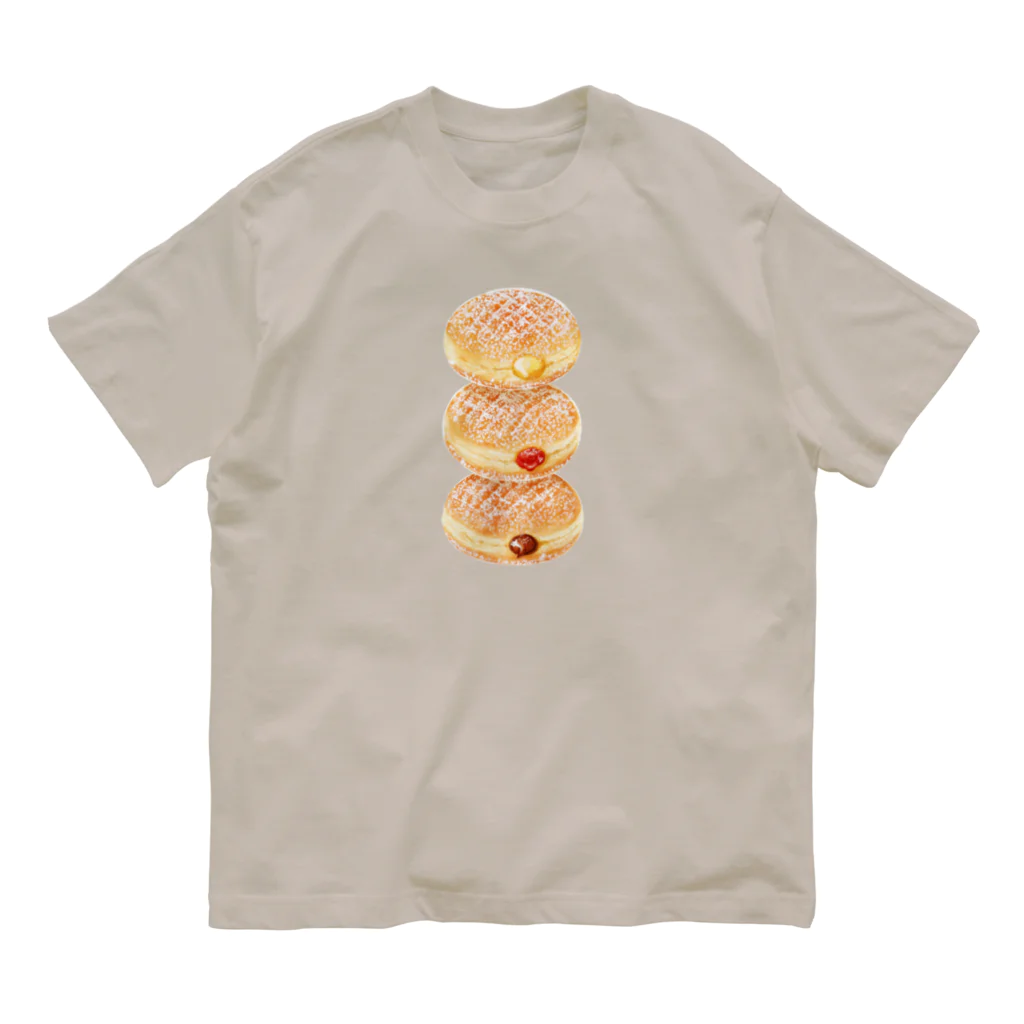 REIKO SHIBUYAのドーナツ3つ Organic Cotton T-Shirt