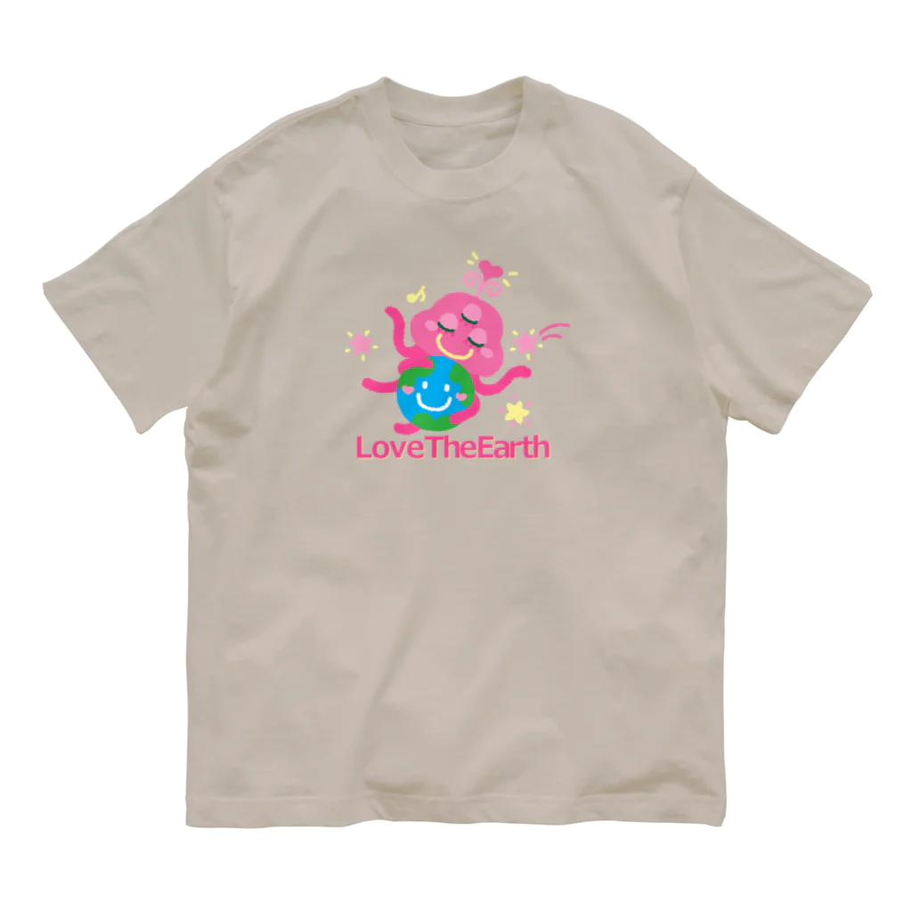 雁花工房（寄付アイテム販売中です）のLove The Earth Organic Cotton T-Shirt