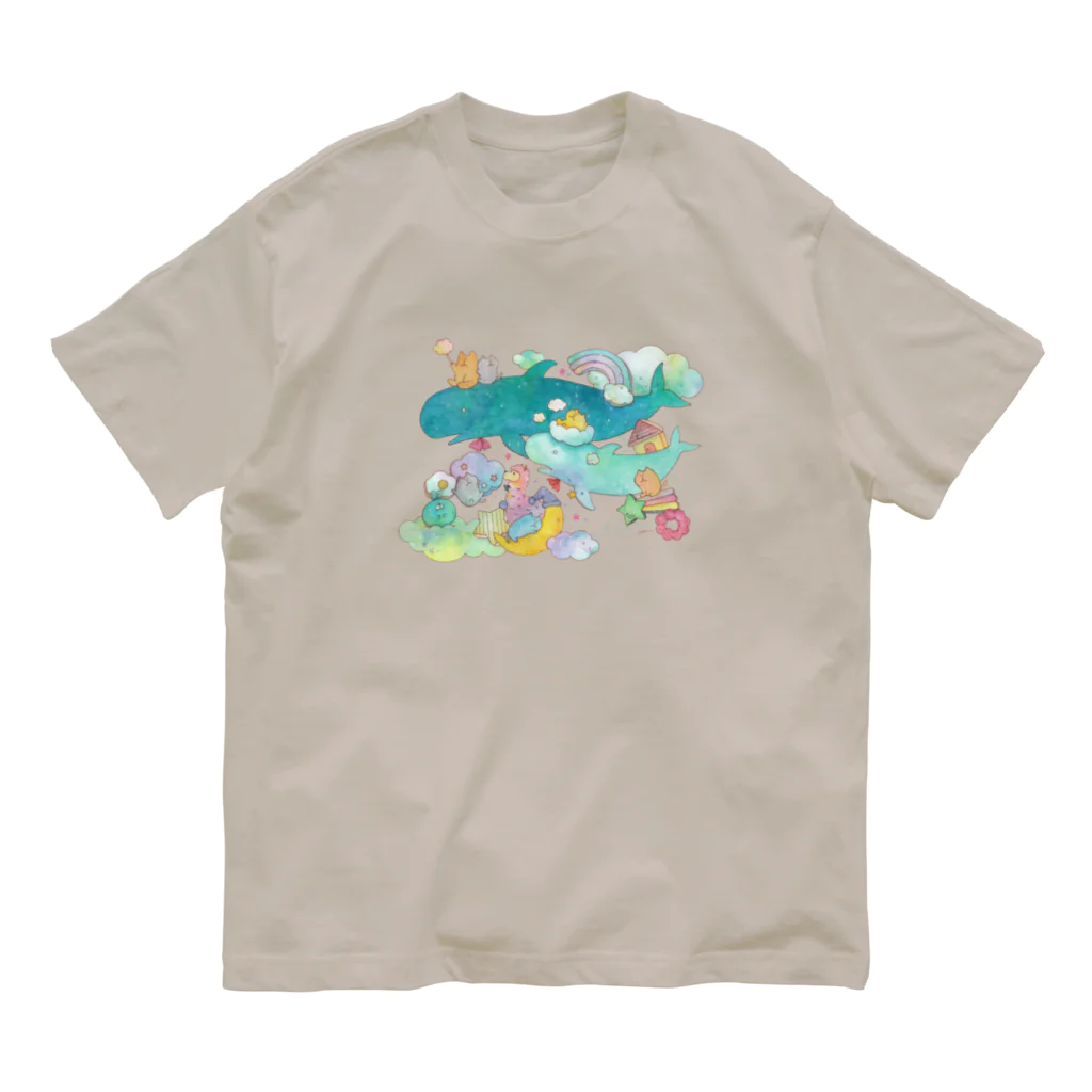 NONKI NIKKIのオキゴンドウの夢 Organic Cotton T-Shirt