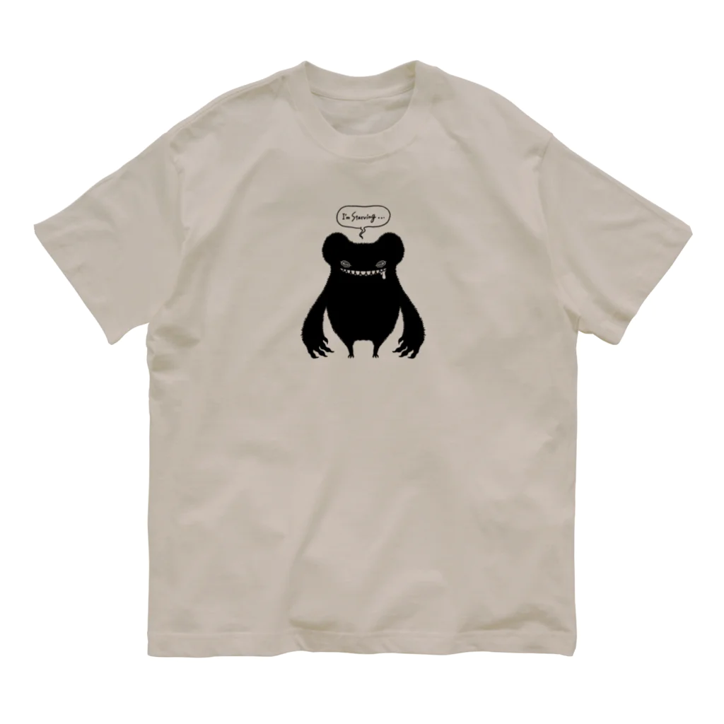 Wooperの腹ペコモンスター Organic Cotton T-Shirt