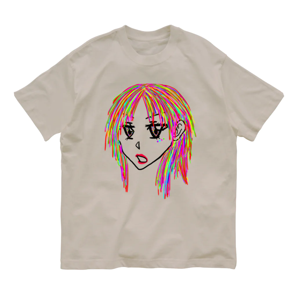 ぷりてぃーくりーちゃーずの虹ガール 5 Organic Cotton T-Shirt